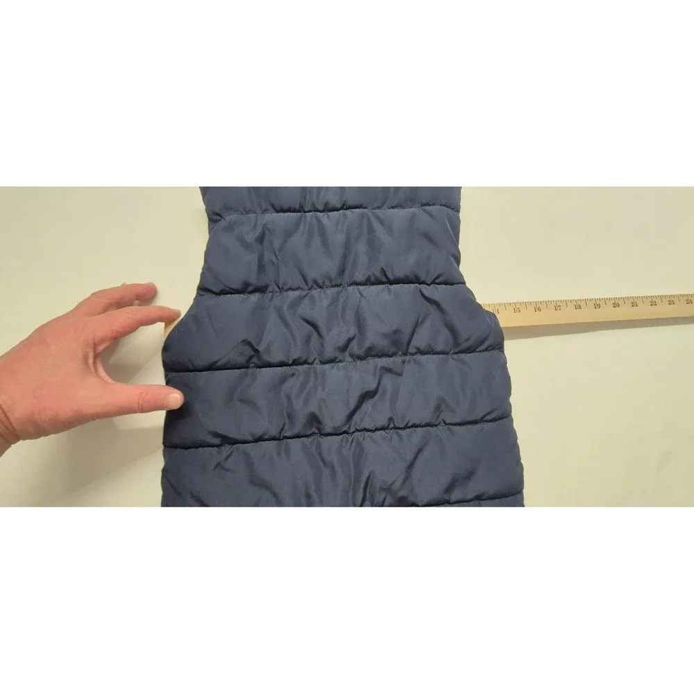 Gap Kids unisex navy blue full zip‎ puffer jacket sz XS outdoors